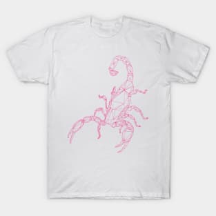 Scorpion 3D Pink T-Shirt